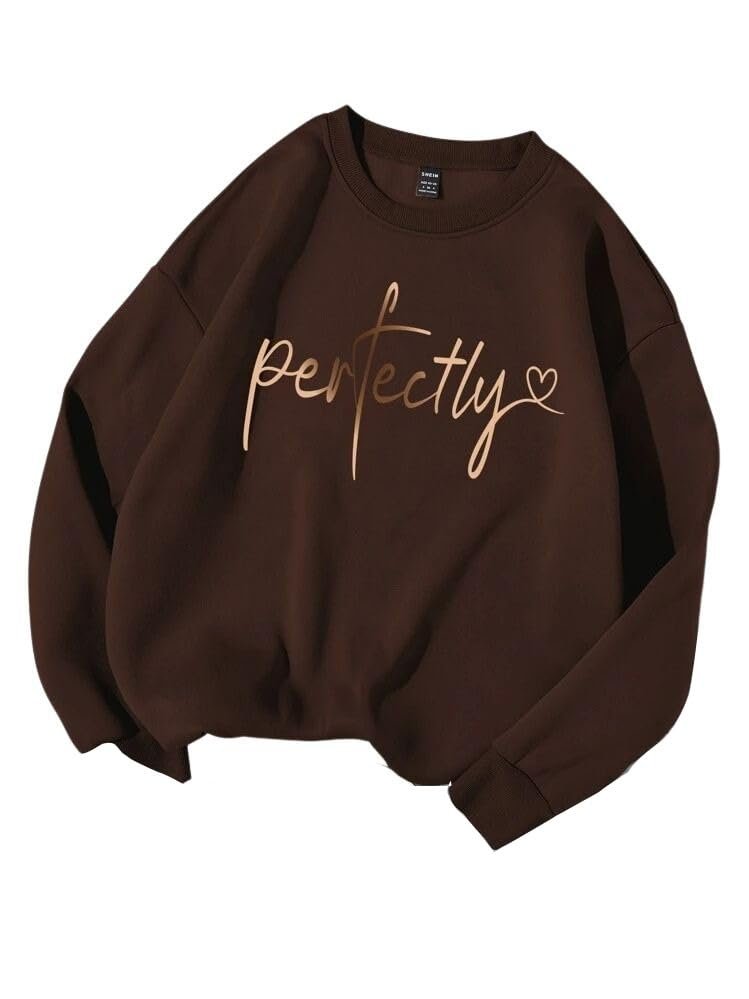 Women Oversized Casual Loose Fit Winter Wear Sweatshirt | Soft Warm Winter Pullover | Fleece Crew Neck Sweatshirt for Women & Girls - Image 20