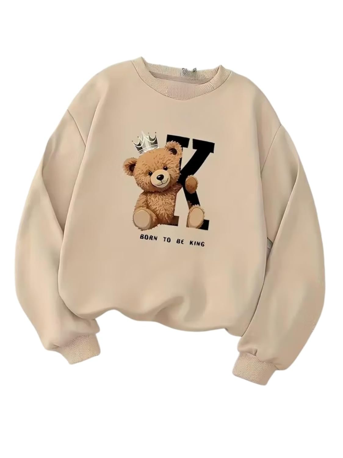 Women Oversized Casual Loose Fit Winter Wear Sweatshirt | Soft Warm Winter Pullover | Fleece Crew Neck Sweatshirt for Women & Girls - Image 16