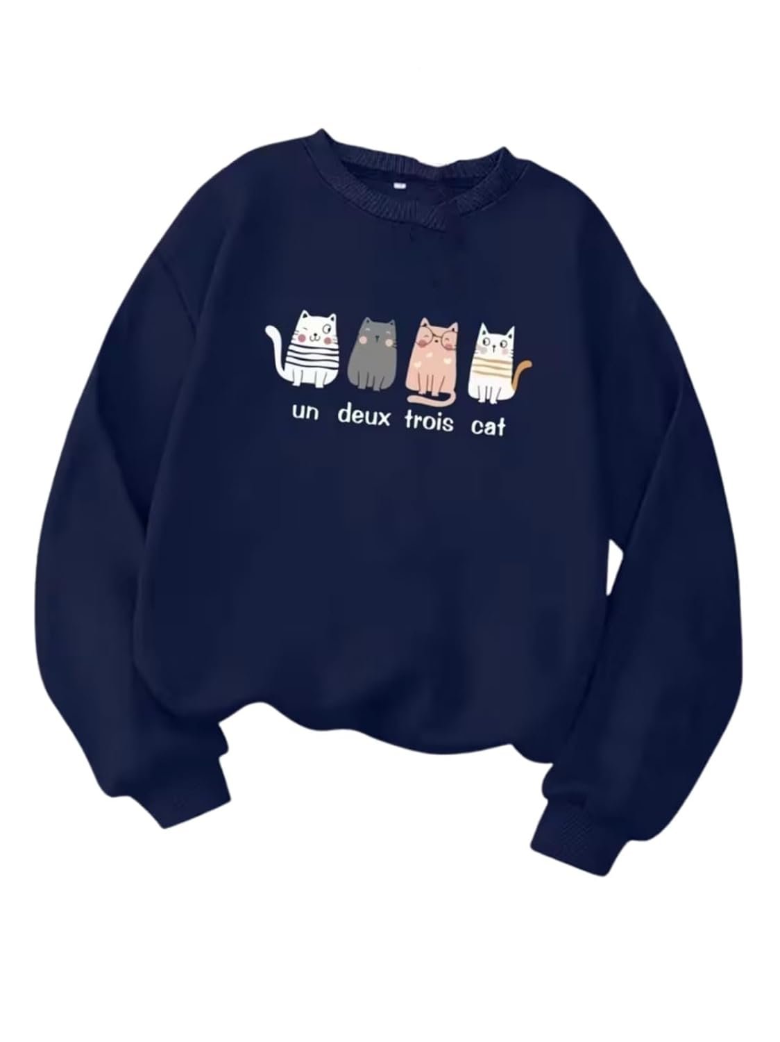 Women Oversized Casual Loose Fit Winter Wear Sweatshirt | Soft Warm Winter Pullover | Fleece Crew Neck Sweatshirt for Women & Girls - Image 27
