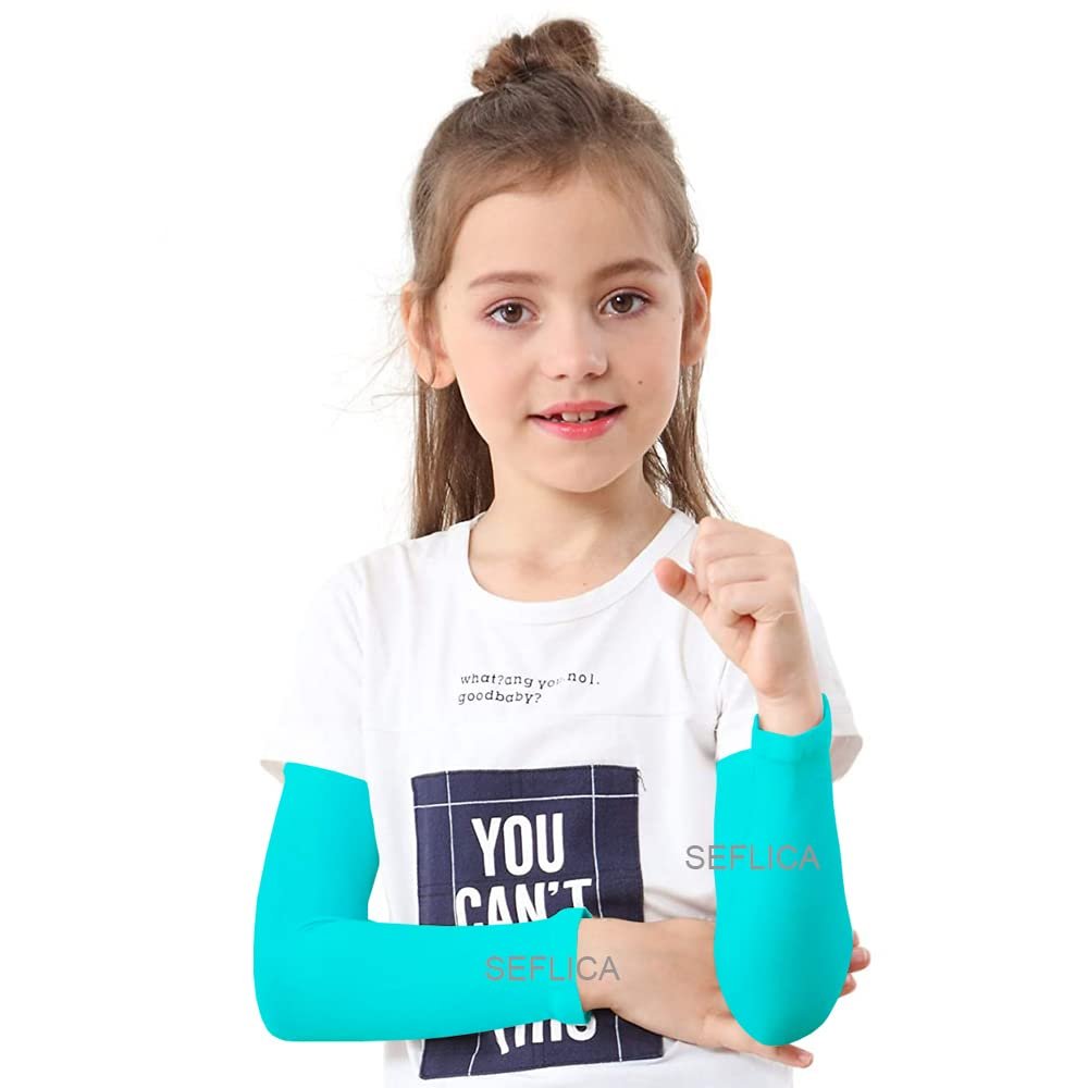 Arm Sleeves for Kids, Child, UPF 50 UV Sun Protection Cooling Sleeves to Cover Arms for Girls, Boys, Babies, Toddlers, Children for Sports and Arm Cover/Shield