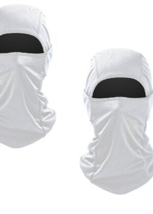 The Tie Hub Balaclava Face Mask & Arm Sleeves Combo for Men & Women | UV Protection, Ice Cool Fabric, Breathable & Sweat-Wicking Cover for Biking, Driving & Outdoor Sports