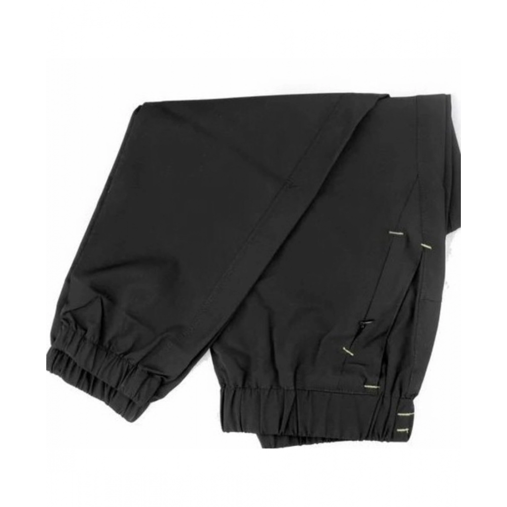 Generic Men's Polyster Solid Track Pant-Lower (Black) - Image 4