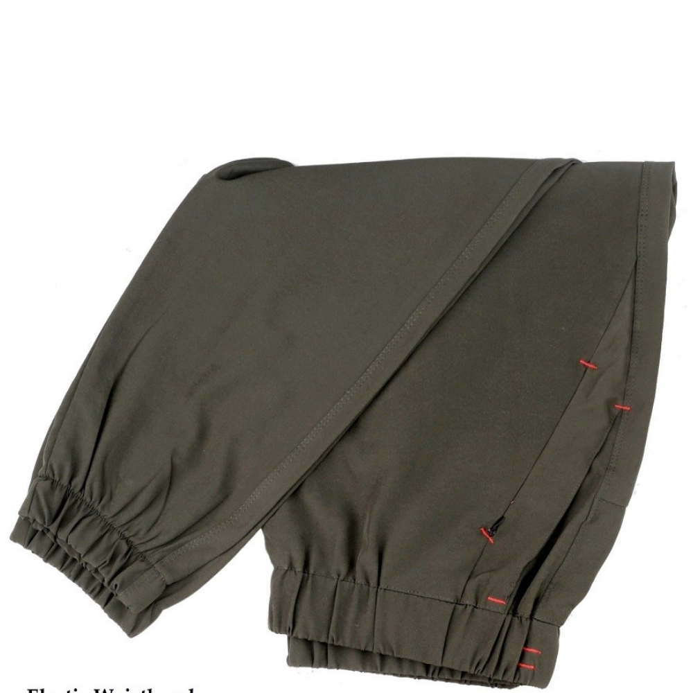 Generic Men's Polyster Solid Track Pant-Lower (Dark Green) - Image 3