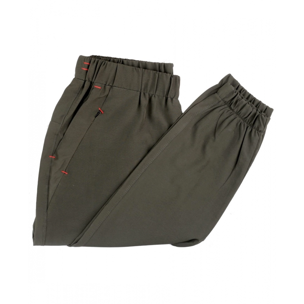 Generic Men's Polyster Solid Track Pant-Lower (Dark Green) - Image 4