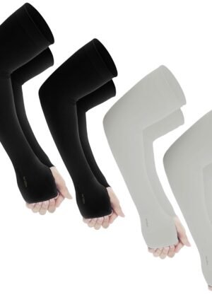 Yuneek Arm Sleeves For Men & Women UV Sun Protection, UPF 50 Cool Arm Hand Cover Unisex For Bike ride,Golf,cricket,cycling,yoga,gym Sports