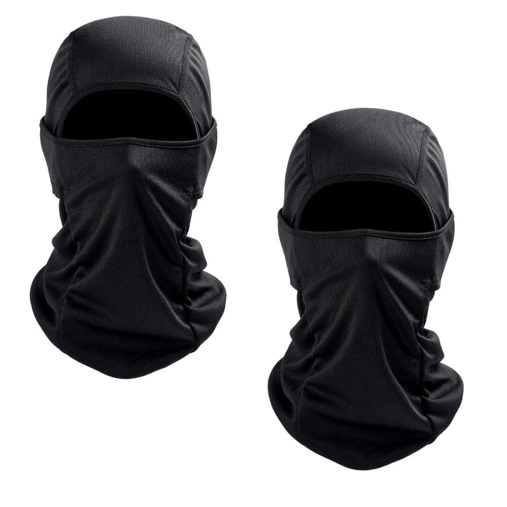 The Tie Hub Balaclava Face Mask & Arm Sleeves Combo for Men & Women | UV Protection, Ice Cool Fabric, Breathable & Sweat-Wicking Cover for Biking, Driving & Outdoor Sports - Image 4