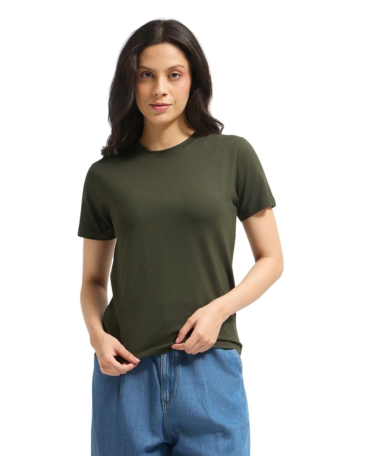 Wellbi Women's Bamboo T-Shirt | Ultra-Soft & Breathable Eco-Friendly Tee | Premium Bamboo-Cotton Blend for Everyday Comfort | Sustainable & Stylish T-Shirt for Women - Image 7