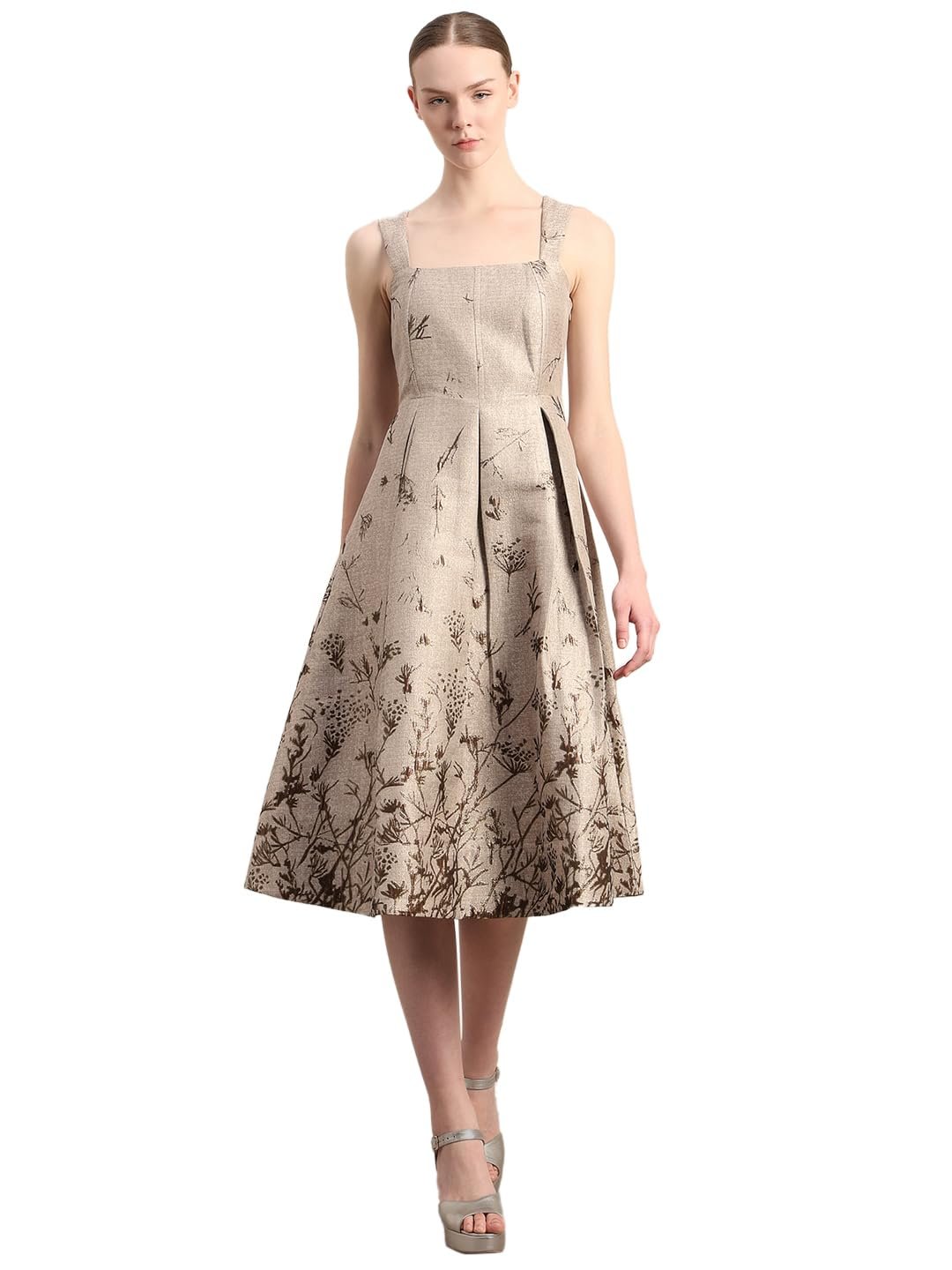 VERO Moda Midi Fit and Flare Dress for Women