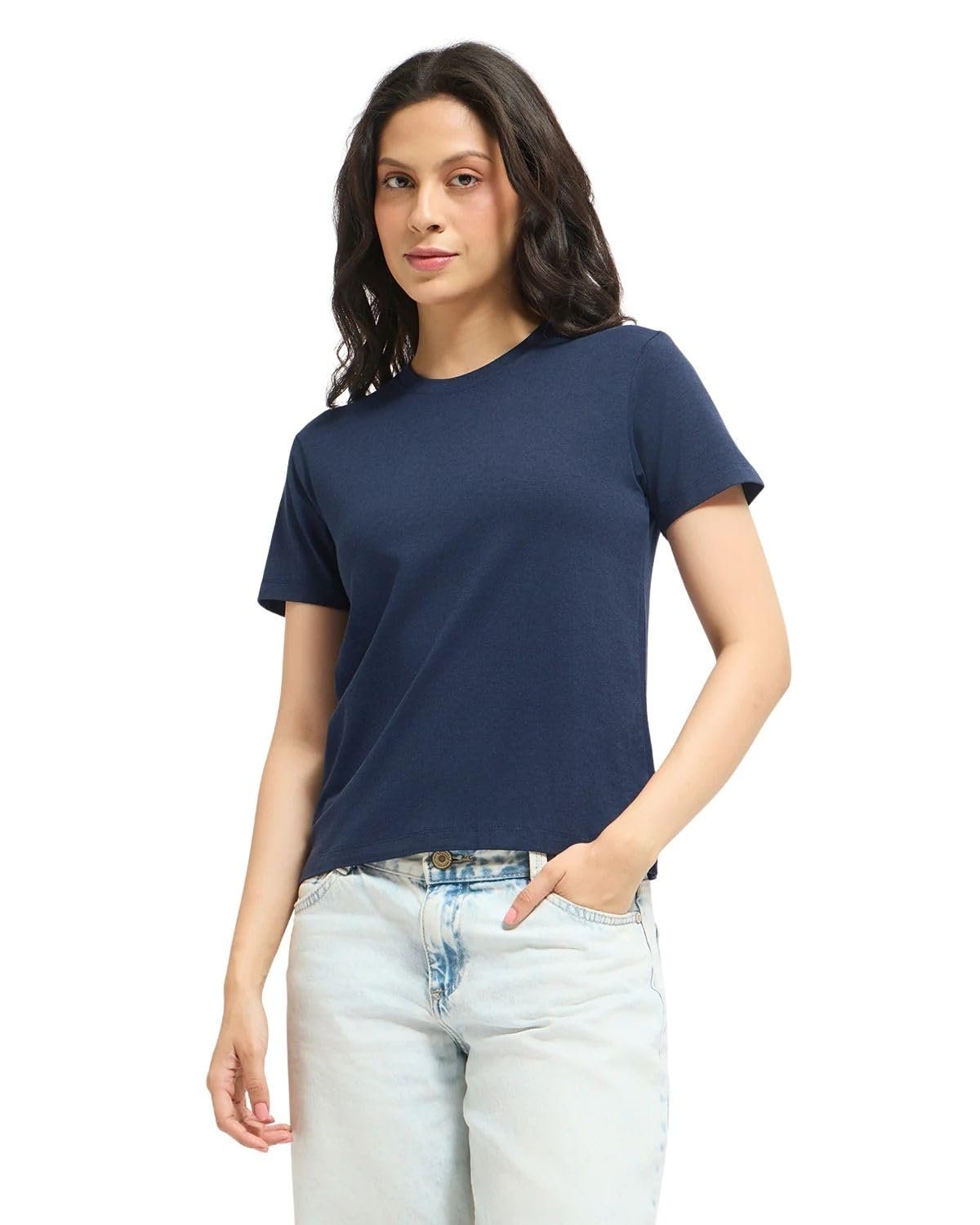 Wellbi Women's Bamboo T-Shirt | Ultra-Soft & Breathable Eco-Friendly Tee | Premium Bamboo-Cotton Blend for Everyday Comfort | Sustainable & Stylish T-Shirt for Women - Image 6