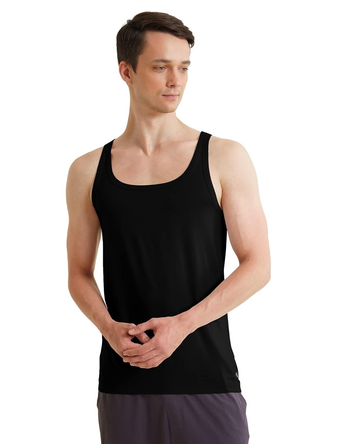 DAMENSCH Neo-Cotton Square Neck Vest for Man, Anti-Bacterial Vest Pack, Shape Retaining Mens, 100% Cotton Banyan for Men, Buttery Soft Inner Baniyan - Image 2