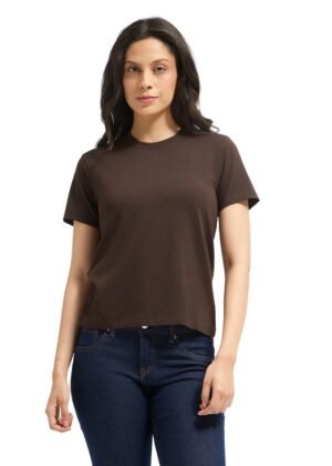 Wellbi Women's Bamboo T-Shirt | Ultra-Soft & Breathable Eco-Friendly Tee | Premium Bamboo-Cotton Blend for Everyday Comfort | Sustainable & Stylish T-Shirt for Women