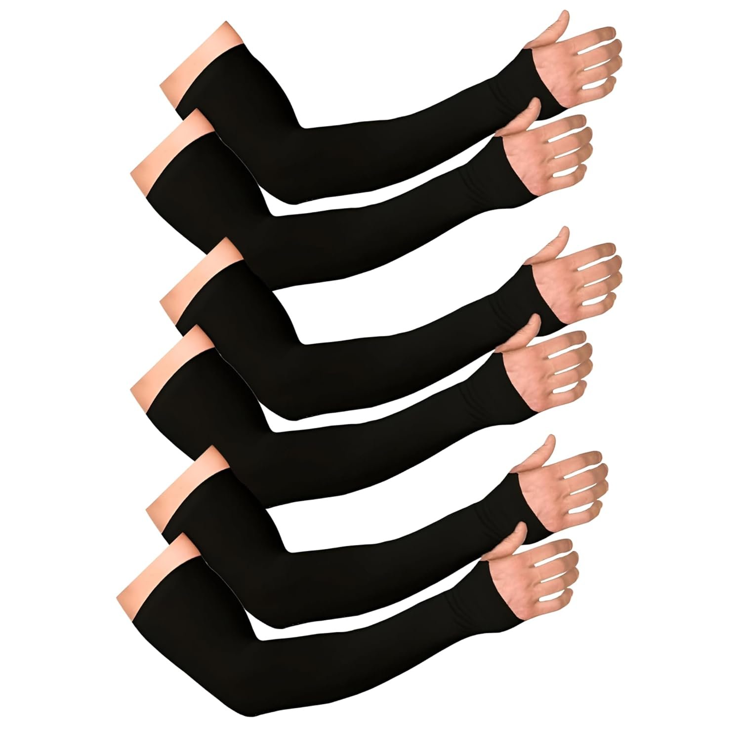 Sheux Sun Protection Arm Sleeves for Men & Women UV Tan Protection Hand Gloves for Bike Cricket, Cycling, Running Golf, Outdoor Sports Arm Cover for Unisex Kids - Image 5