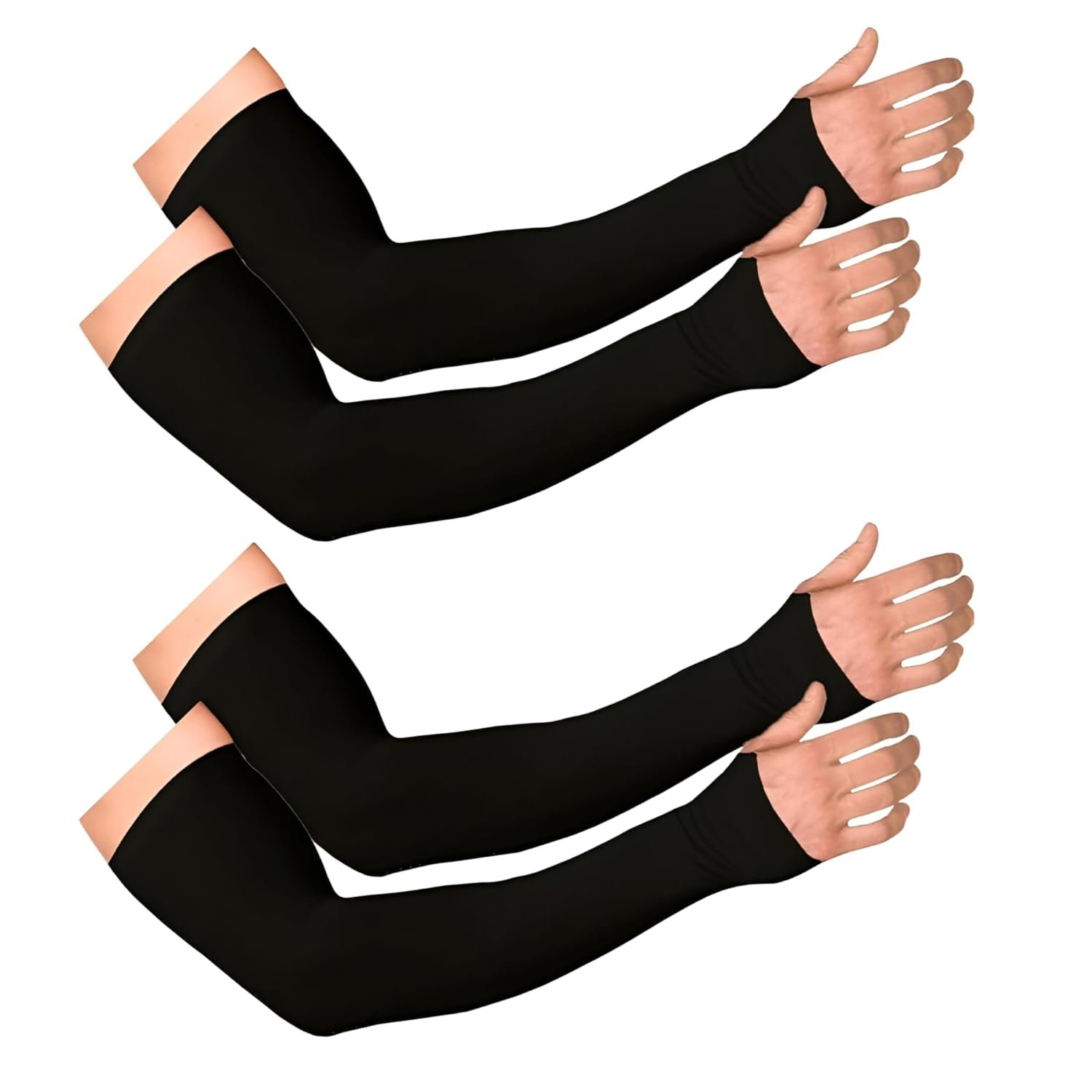 Sheux Sun Protection Arm Sleeves for Men & Women UV Tan Protection Hand Gloves for Bike Cricket, Cycling, Running Golf, Outdoor Sports Arm Cover for Unisex Kids - Image 9