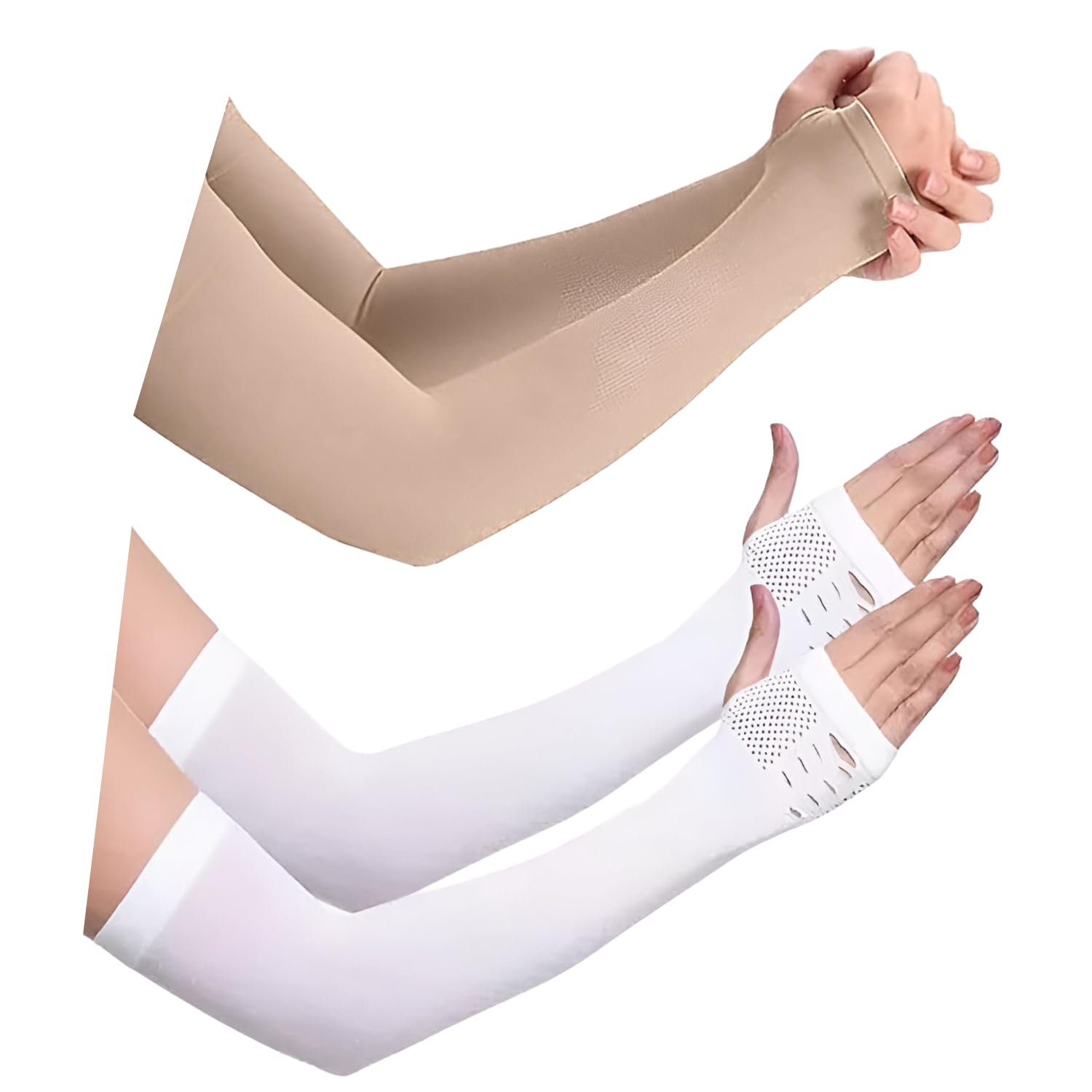 Sheux Sun Protection Arm Sleeves for Men & Women UV Tan Protection Hand Gloves for Bike Cricket, Cycling, Running Golf, Outdoor Sports Arm Cover for Unisex Kids - Image 7