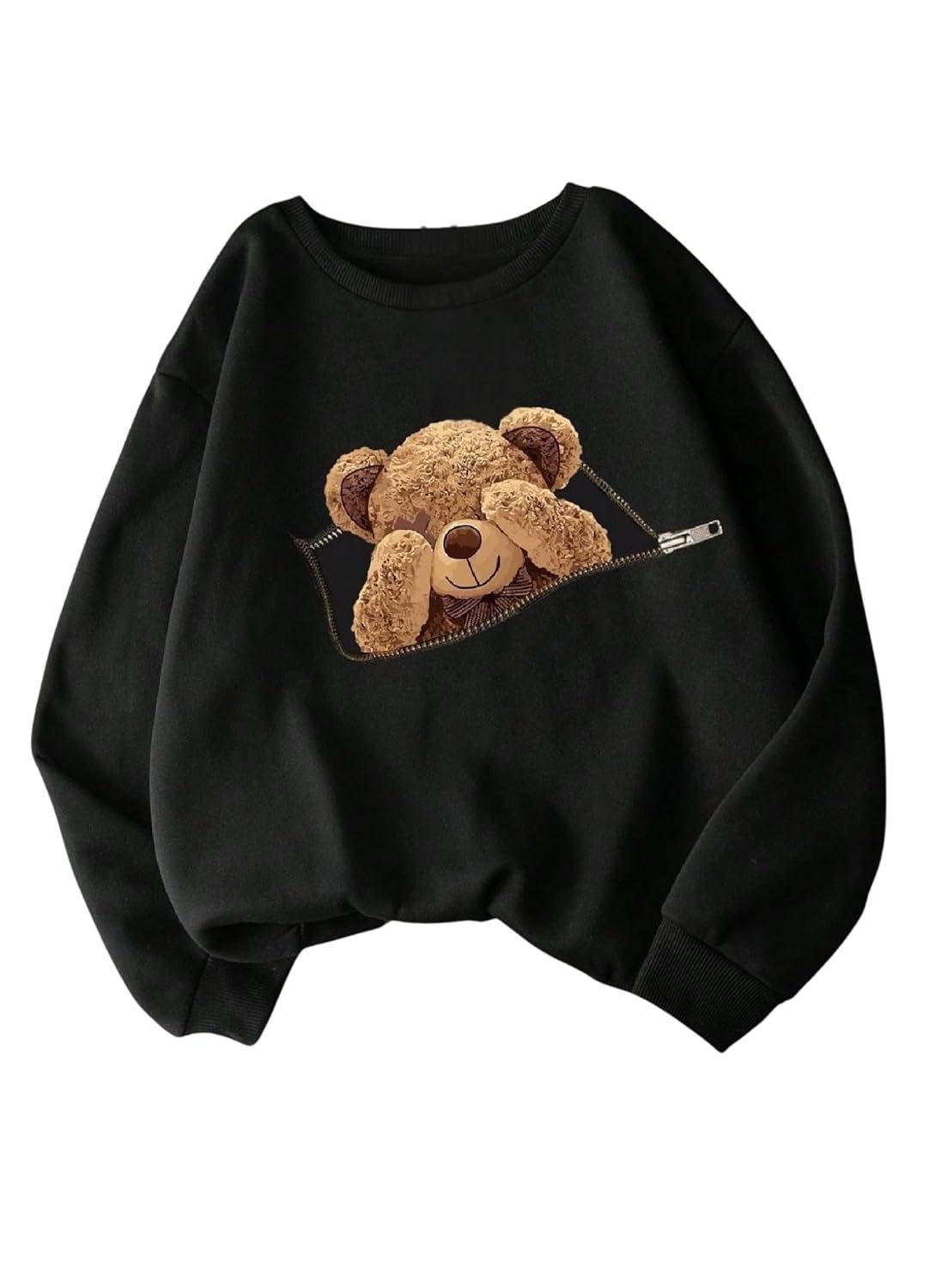 Women's Sweatshirt | Women Winter Wear | Printed (Sweatshirt) for Women | Womens Winter wear | Oversized Pullover Sweatshirts - Image 9