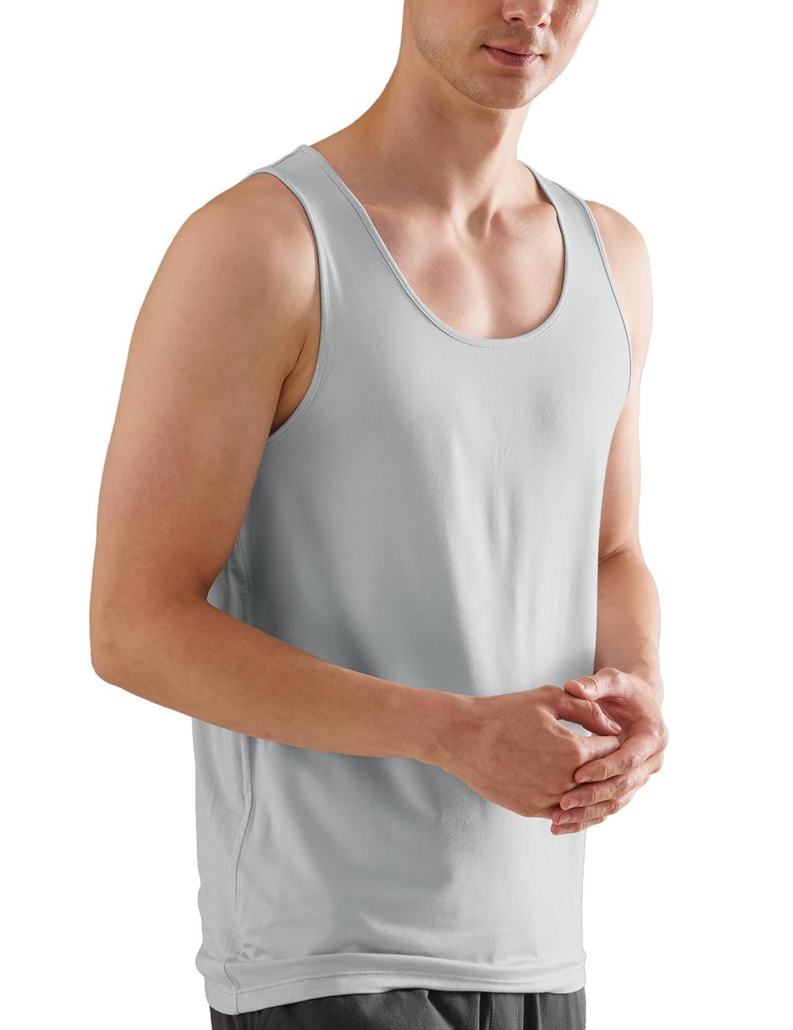 DAMENSCH Neo-Skin Round Neck Vest, Anti-Bacterial, Thermoregulating, Bamboo Spandex Shape Retaining Baniyan for Man, Soft and Sustainable Inner for Men - Image 4