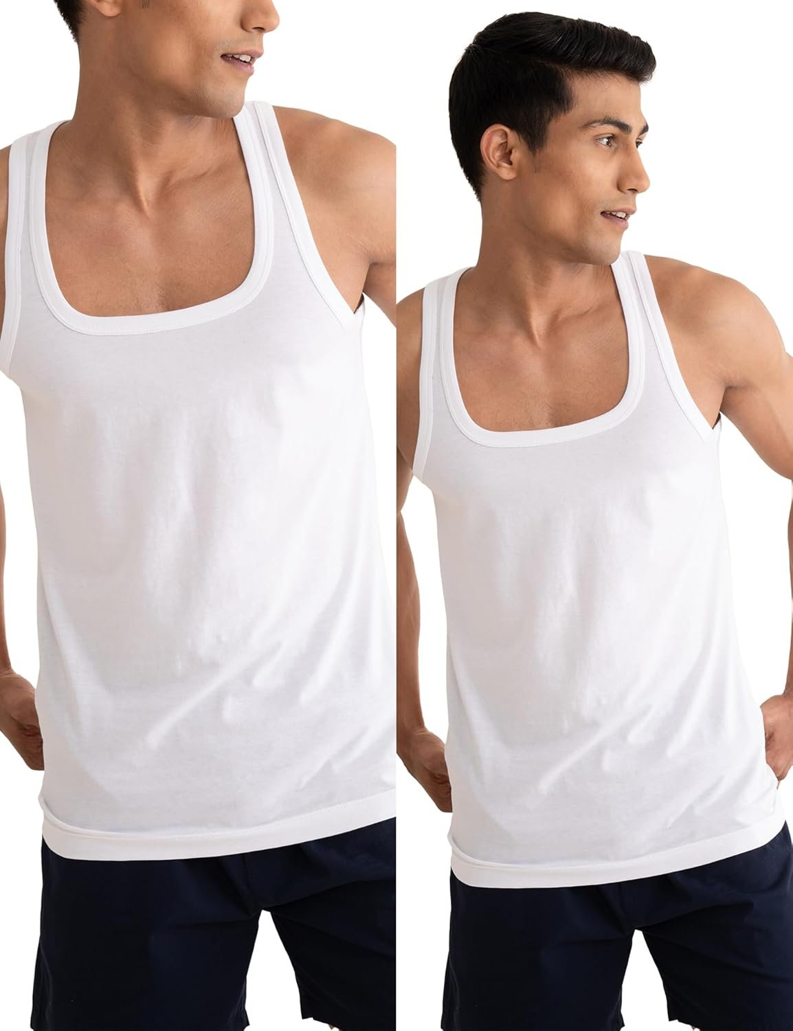 DAMENSCH Neo-Cotton Square Neck Vest for Man, Anti-Bacterial Vest Pack, Shape Retaining Mens, 100% Cotton Banyan for Men, Buttery Soft Inner Baniyan - Image 6