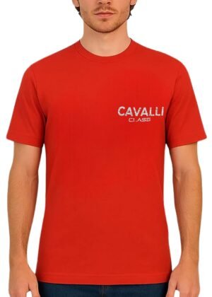 Cavalli Class -Men's Cotton T Shirt |Round Neck T-Shirt | Half Sleeve-Regular Fit Tshirt