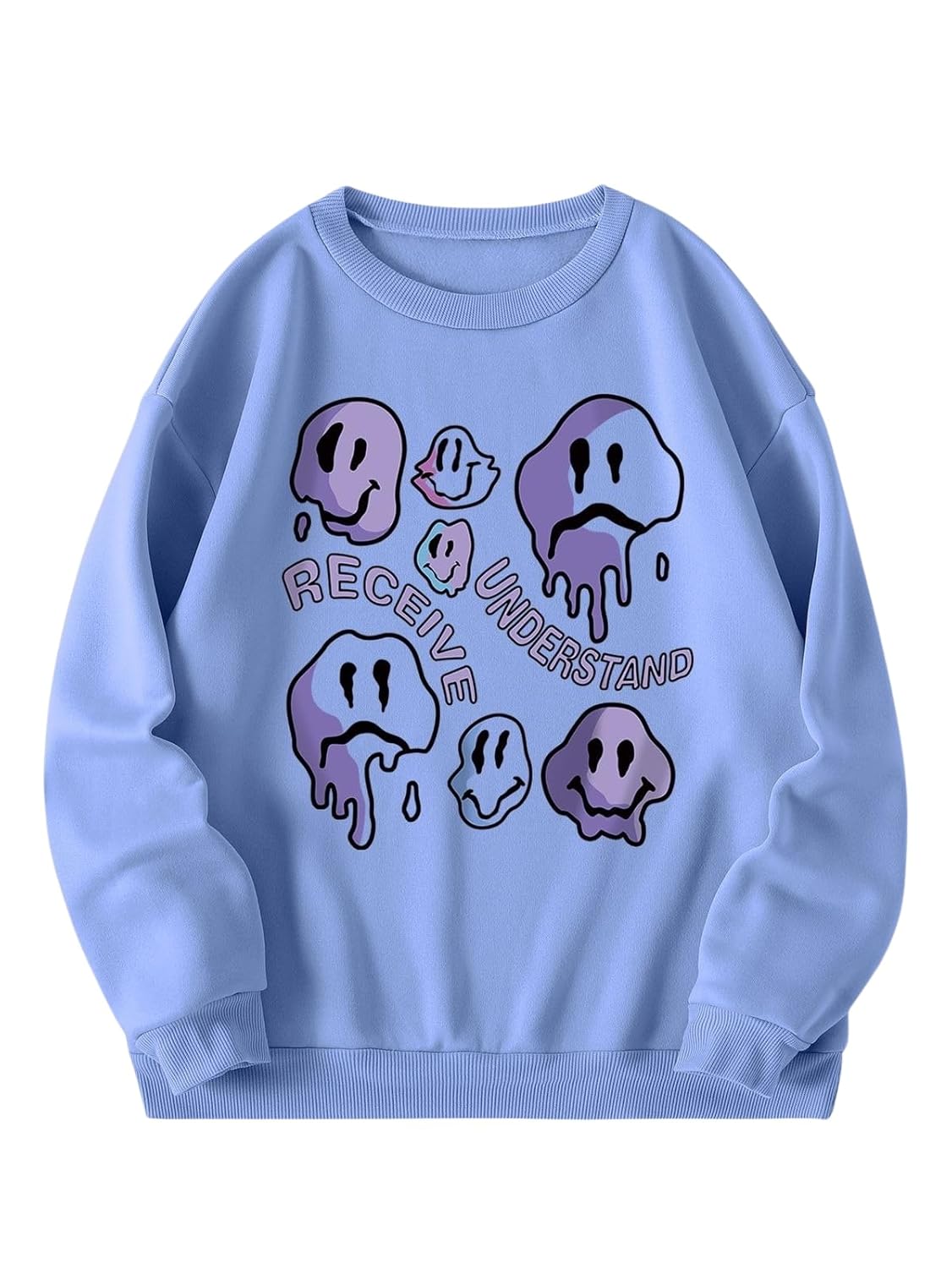 Women Oversized Casual Loose Fit Winter Wear Sweatshirt | Soft Warm Winter Pullover | Fleece Crew Neck Sweatshirt for Women & Girls - Image 22