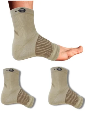 3_Pair Set Unisex Casual Cotton Printed Ankle Length Support Socks (Multicolor)