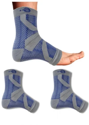 3_Pair Set Unisex Casual Cotton Printed Ankle Length Support Socks (Multicolor)