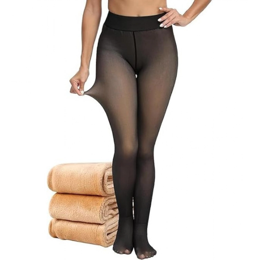 Generic Winter Warm Leggings (Black) - Image 3
